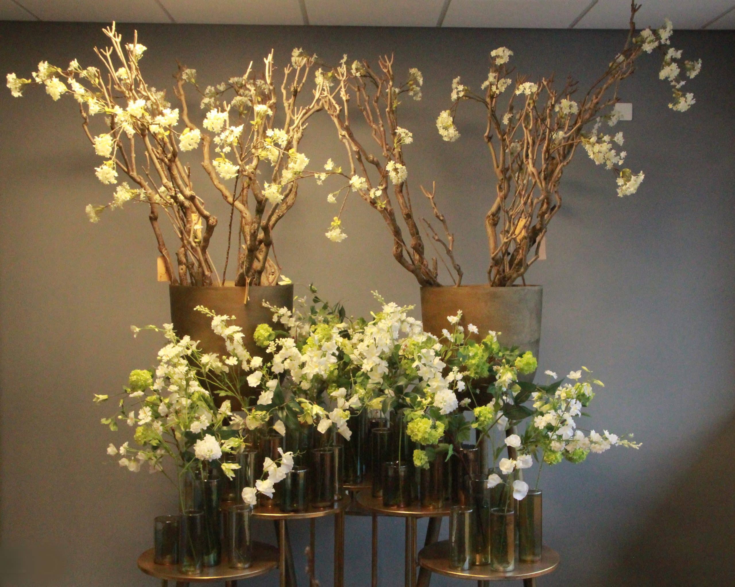 Zijden bloemen inspiratie Bomen